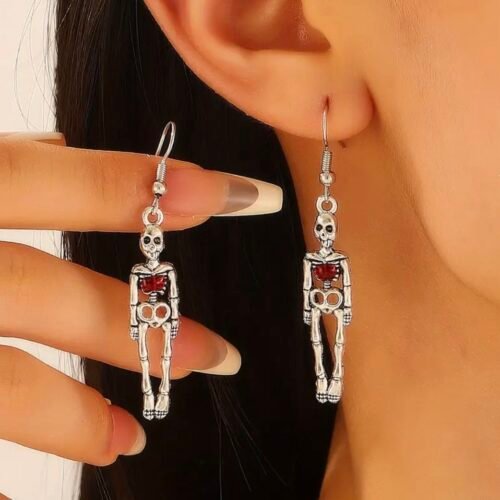 skeleton earrings