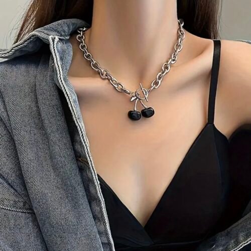 black cherry necklace