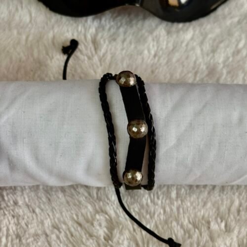 beaded punk necklace