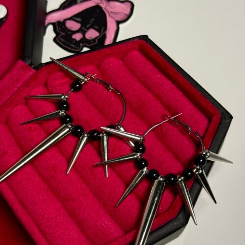 spiked earrings