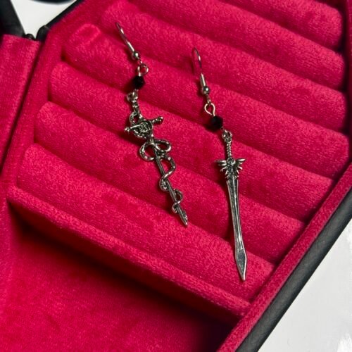sword earrings