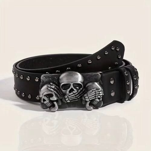 skull belt